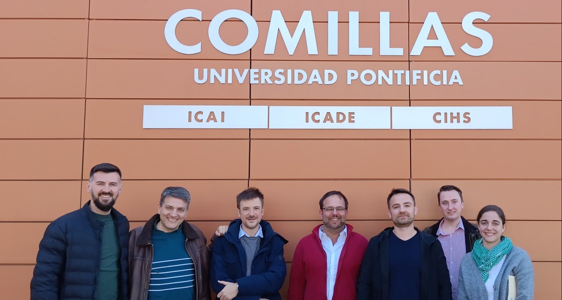 Team of the "Our Cultural Heritage" Project at the work meeting at Comillas University, Madrid