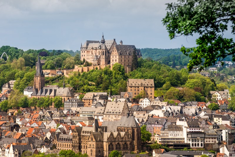 View of the City of Marburg