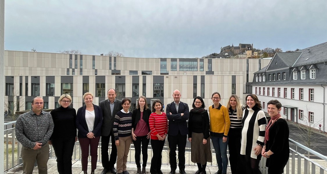 Members of the Steering Committee meet in Marburg