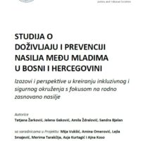 Cover page of the study: "Study on the Experience and Prevention of Violence among Youth in Bosnia and Herzegovina: Challenges and Perspec- tives in Creating an Inclusive and Safe Environment with a Focus on Gender-Based Violence"