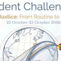 Poster for the EUPeace Student Challenges programme “Eco-Justice: From Routine to Truth” (22–25 October 2026), showing a globe connecting universities in Spain and Turkey, alongside project activities and expected outcomes related to eco-justice and peacebuilding.