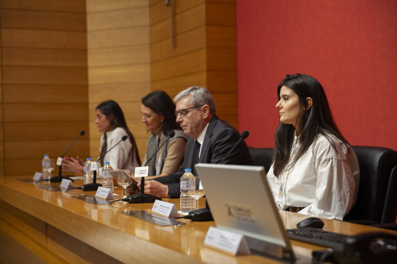 Rector, Vice-Rector, Deputy Vice-Rector, and Director of International Relations during the welcome session of Comillas International Week on October 27, 2025.