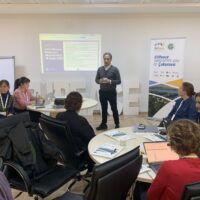 Prof. Dr Can Yücesoy from Boğaziçi University delivering a presentation on the progress and current status of European University alliance member institutions.