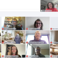 The image shows 17 participants of the Teacher Educator Workshop which was held virtually.